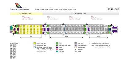 Airbus A340 Seating Chart